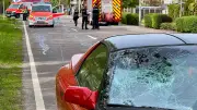 Schwerer Unfall in Bernburg: Pontiac erfasst Radfahrer an Hallescher Straße