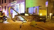 Schwerer Unfall in Halle: Betrunkener Fahrer rast mit 600-PS-BMW durch Innenstadt