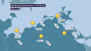 Sonnige Ruhe vor dem Wetterwechsel: Nordosten genießt letzte Sonnenstrahlen