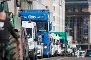 Speditionen protestieren in Leipzig: Konvoi gegen hohe Spritpreise fordert Steuererleichterungen