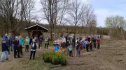Sportverein und Schüler pflanzen 2.400 Douglasien bei Harzgerode