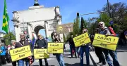 Tausende protestieren in München gegen Ökostrom-Kürzungen von Ministerin Reiche