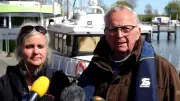 Till Backhaus verabschiedet sich: „Gute Reise“ am Hafen Poel