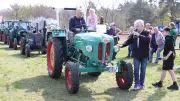 Traktor-Parade in Perleberg: Oldtimer-Saison startet mit historischen Fahrzeugen und hunderten Besuchern