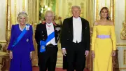 Trotz Schüssen: Charles und Camilla starten USA-Besuch bei Trump