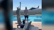 Umstrittener Militärgruß: US-Army-Hubschrauber grüßt Kid Rock bei Villa-Vorbeiflug