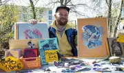 Vor-Ort-Frühlingsmarkt in Dessau: Kunst als Botschafter und Vinyl-Schmuck als Hingucker