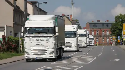 250 Trucks rollen zur großen Ausfahrt durch Mecklenburgische Schweiz