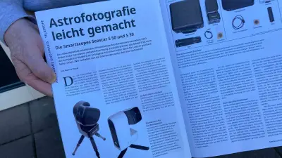 Astroclub Aschersleben startet mit Smartscope und Spende durch