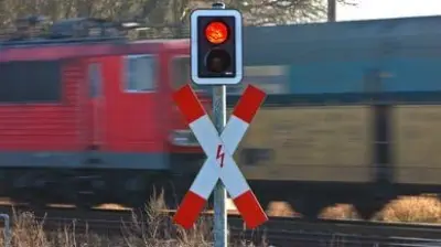 Bagger beschädigt Oberleitung: Güterzug kollidiert bei Coswig