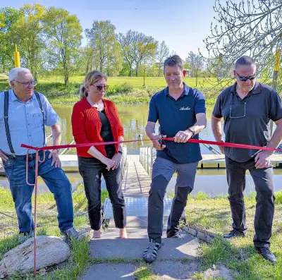 Dessauer Yachtclub: Neuer Steg mit 35 Liegeplätzen eingeweiht