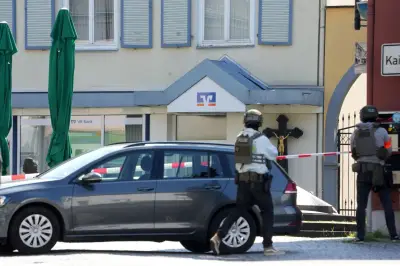 Geiselnahme in Bankfiliale in Sinzig: Polizei vor Ort