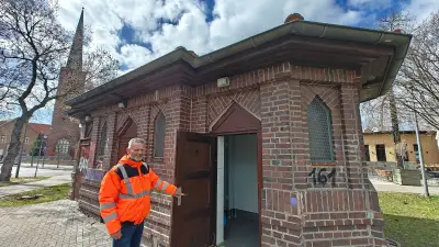 Historische Toilettenanlage in Bitterfeld öffnet wieder kostenfrei