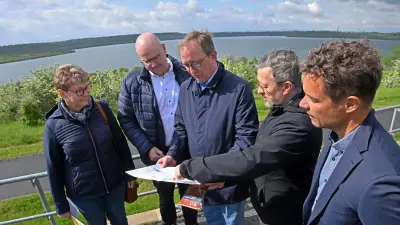 Millioneninvestition: Salzlandkreis baut Europaradweg R1 am Concordia See aus