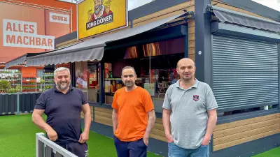 Neuer Imbiss „King Döner“ auf Obi-Parkplatz in Wittenberg eröffnet