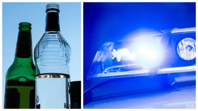 Polizei stoppt betrunkenen Autofahrer mit Kräuterlikör auf B109
