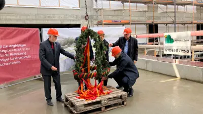 Richtfest am neuen Herzstück des Uniklinikums Halle gefeiert