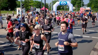 Rostocker City-Lauf 2026: Rekordbeteiligung und Party-Stimmung