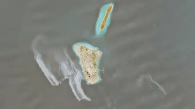 Satellitenbild zeigt Ölteppich vor iranischer Insel Kharg