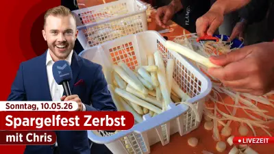 Spargelfest in Zerbst: LIVEZEIT mit Chris beim WM-Finale am 10. Mai