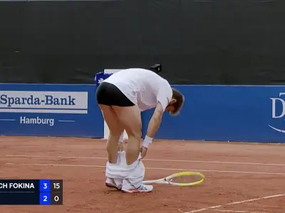 Tennis-Eklat: Moutet zieht Hose runter und sorgt für Lacher in Hamburg