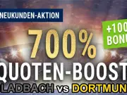 700% Quoten-Boost: BVB-Sieg gegen Gladbach bei bet-at-home