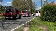 Brand in ehemaliger Möbelbörse in Woldegk: Feuer gelöscht