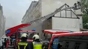 Brand in Halle: Rauchwolke über Südlicher Innenstadt - drei Verletzte