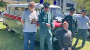 DDR-Barkas der Volkspolizei begeistert beim Oldtimertreffen in Altentreptow