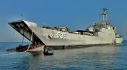 DDR-Landungsschiff „Cottbus“ bei Raketenübung in Indonesien versenkt