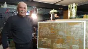 Eckhard Schneider gestaltet Kunstwerk für Bürgermeisterbüro in Oranienbaum