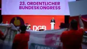 Eiskalter Empfang für Kanzler Merz beim DGB-Kongress