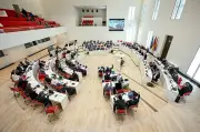 Fast 1.800 Schüler besuchten Landtag in Brandenburg