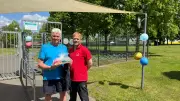 Freibad Friedland startet in die Saison: Erster Gast stand schon vor der Tür
