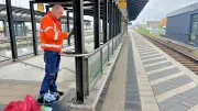 Frühjahrsputz am Bahnhof Bitterfeld: Bahn und Stadt machen gemeinsame Sache