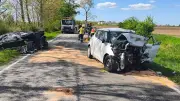 Frontalcrash auf L13: Seniorin stirbt, zwei Schwerverletzte