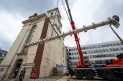 Garnisonkirche: Tonnenschwere Säulen für Turmhaube geliefert