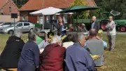 Gedenktag in Quast: Seltener Blick in die Lübtheener Heide