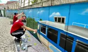 Graffiti-Kunst in Bernburg: Farbsturm sprüht zum Sachsen-Anhalt-Tag