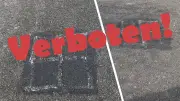 Hakenkreuze auf Radweg in der Uckermark schockieren Radfahrerin