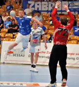 Handball-Spektakel: Dessau-Roßlauer HV besiegt Großwallstadt 42:41