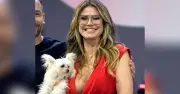 Heidi Klum mit neuem Hund Fritz beim OMR-Festival in Hamburg