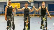 Kunstradsportler aus Mücheln fahren zur Deutschen Meisterschaft