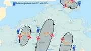 Luftbetankung über MV: Merle, Janin, Nele und Tina als Tankstellen