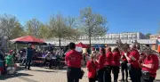 Maifeiertag in Zeitz-Ost: Feierlichkeiten auf dem Platz der deutschen Einheit