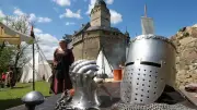 Mittelalterspektakel: Ritter erobern Burg Falkenstein im Harz