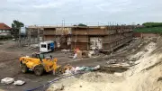 Netto-Markt in Warnstedt: Rohbau fast fertig