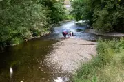 Niedrigwasser in Thüringen: Schmalwasser-Talsperre nur halbvoll