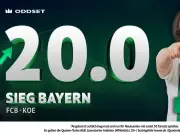 ODDSET Quotenboost: 20,00 auf Bayern-Sieg gegen Köln