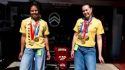 Olympia-Heldinnen Nolte und Levi testen Formel-E-Auto